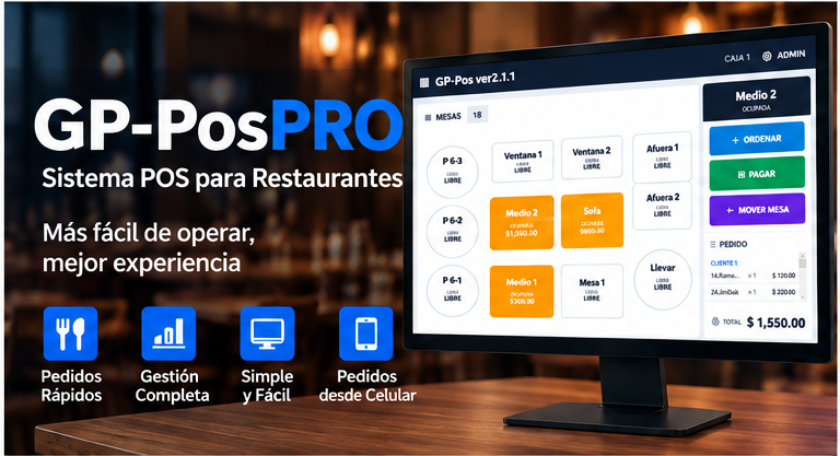 GP-PosPRO restaurant POS